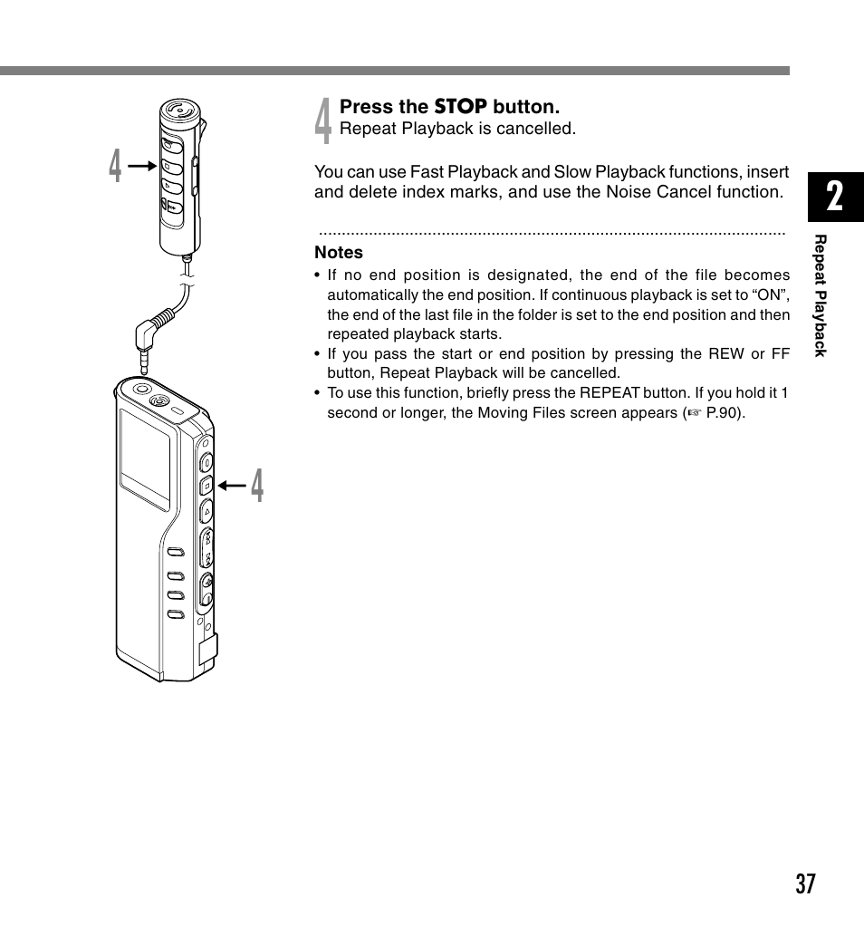 Olympus VOICE & MUSIC DM-10 User Manual | Page 37 / 101