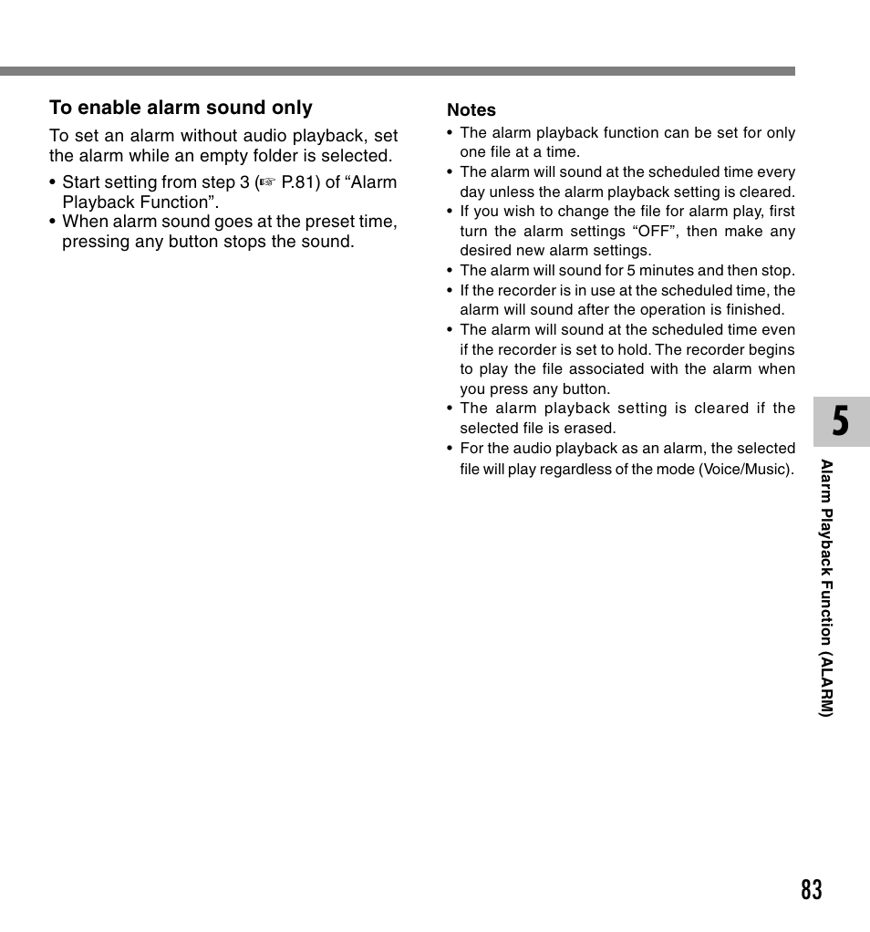 Olympus VOICE & MUSIC DM-10 User Manual | Page 83 / 101