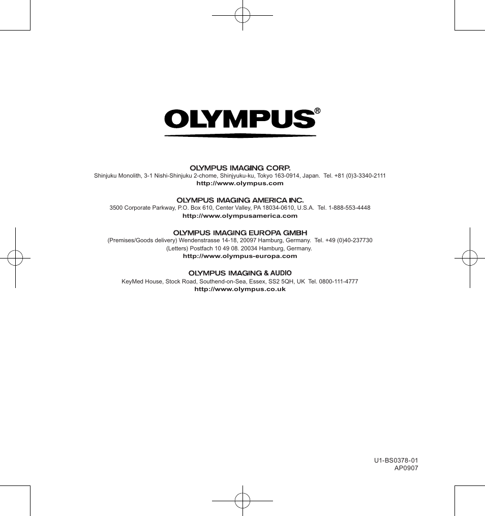 Olympus LS-11 User Manual | Page 86 / 86