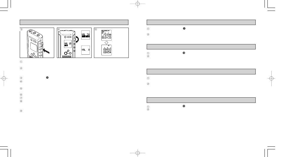 Fast playback, Fast forward, Fast reverse | Playback | Olympus DS 150 User Manual | Page 10 / 18