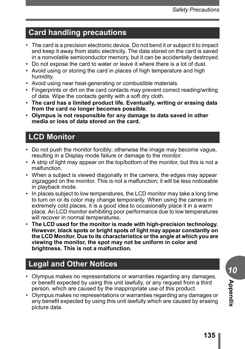 Olympus C-1 User Manual | Page 135 / 158