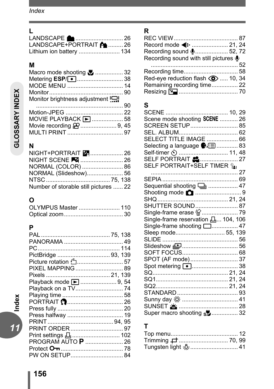 Olympus C-1 User Manual | Page 156 / 158