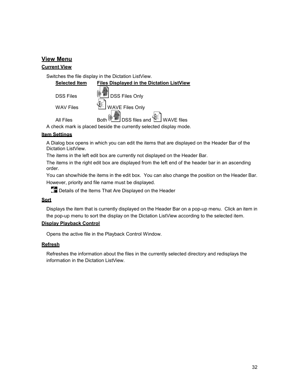 View menu | Olympus 2000 User Manual | Page 32 / 54
