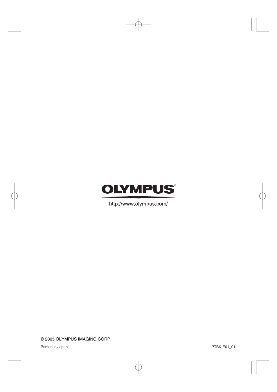 Olympus PTBK-E01 User Manual | Page 16 / 16