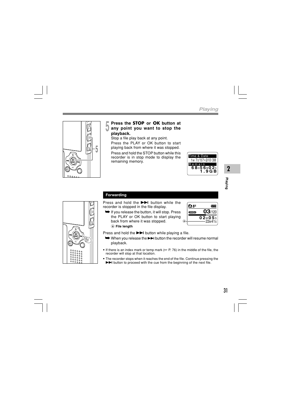 Olympus WS-331M User Manual | Page 31 / 102