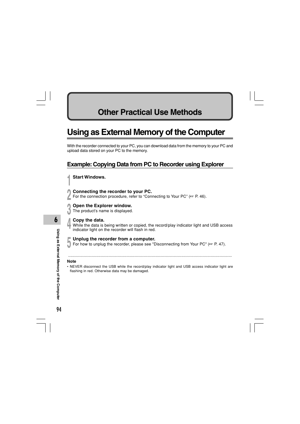 Other practical use methods | Olympus WS-331M User Manual | Page 94 / 102