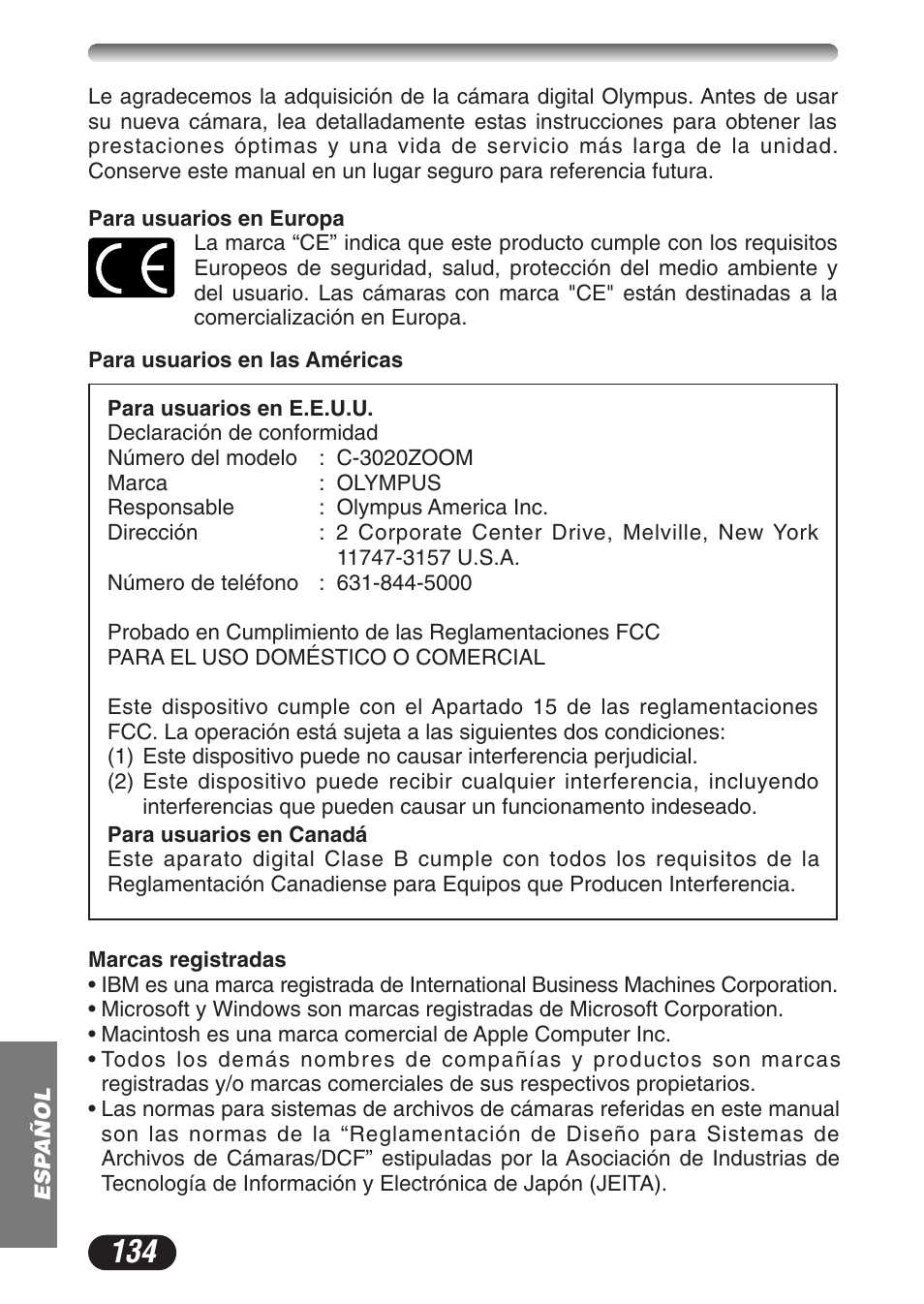 Olympus CAMEDIA C-3020 Zoom User Manual | Page 134 / 180