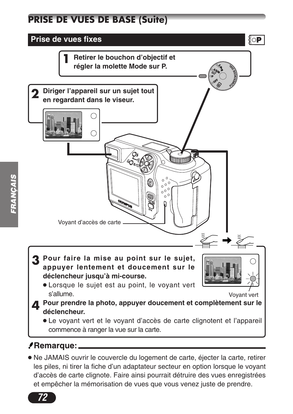 Olympus CAMEDIA C-3020 Zoom User Manual | Page 72 / 180