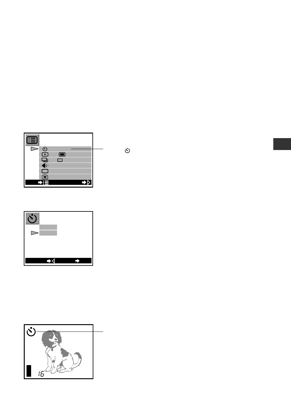 Self-timer, Select from menu | Olympus C-211 User Manual | Page 115 / 212