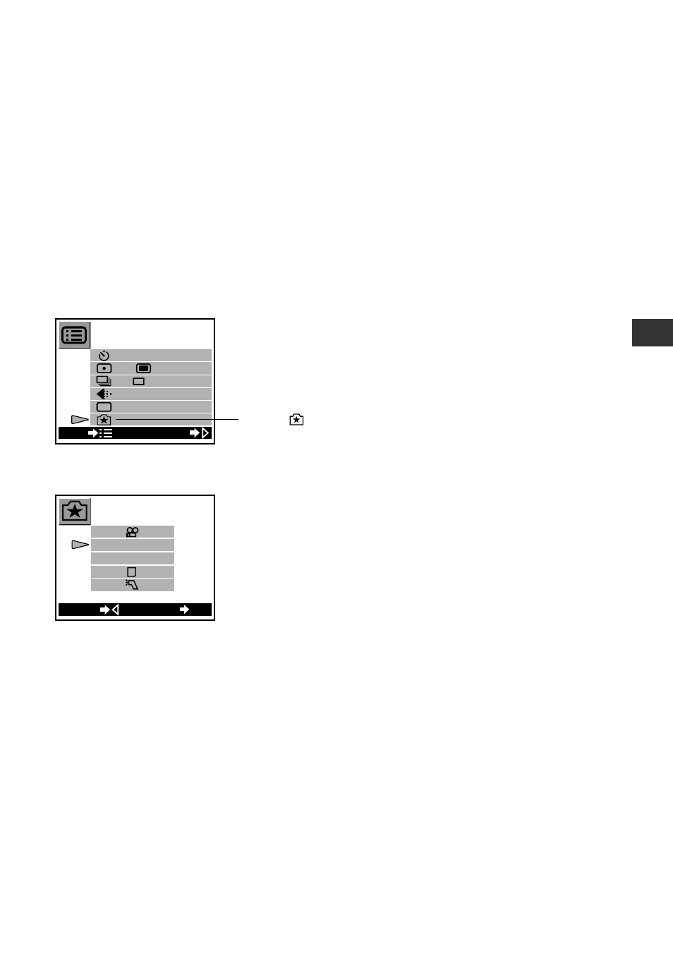 Select from menu, Make the setting | Olympus C-211 User Manual | Page 129 / 212