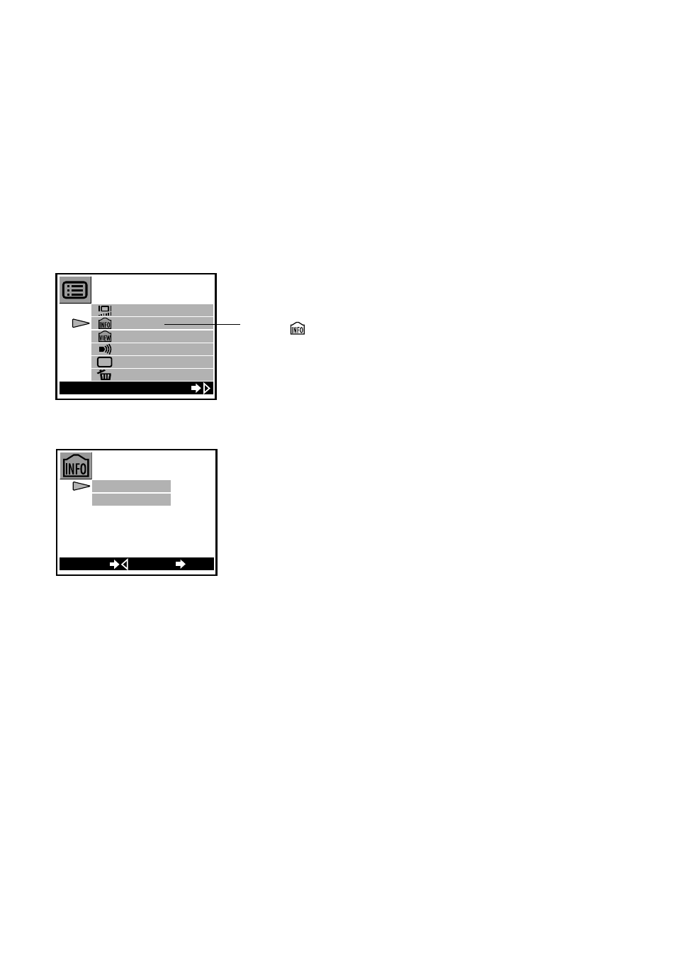 Record-mode marker display, Select from menu, Make the setting | Olympus C-211 User Manual | Page 170 / 212