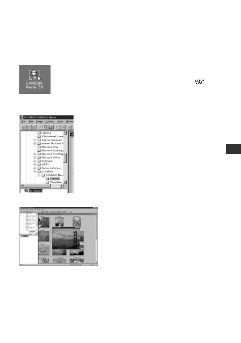 Transferring images with camedia master | Olympus C-211 User Manual | Page 187 / 212