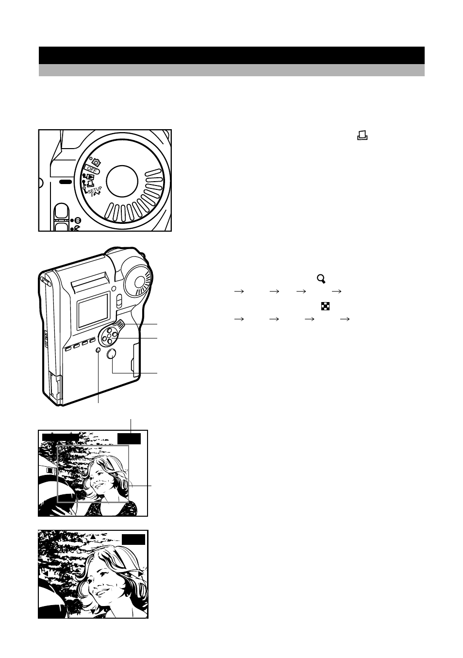 Printing a selected area of an image | Olympus C-211 User Manual | Page 68 / 212