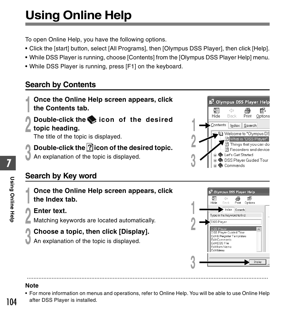 Olympus DS-50 User Manual | Page 104 / 163