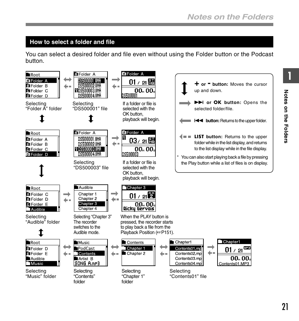 Olympus DS-50 User Manual | Page 21 / 163