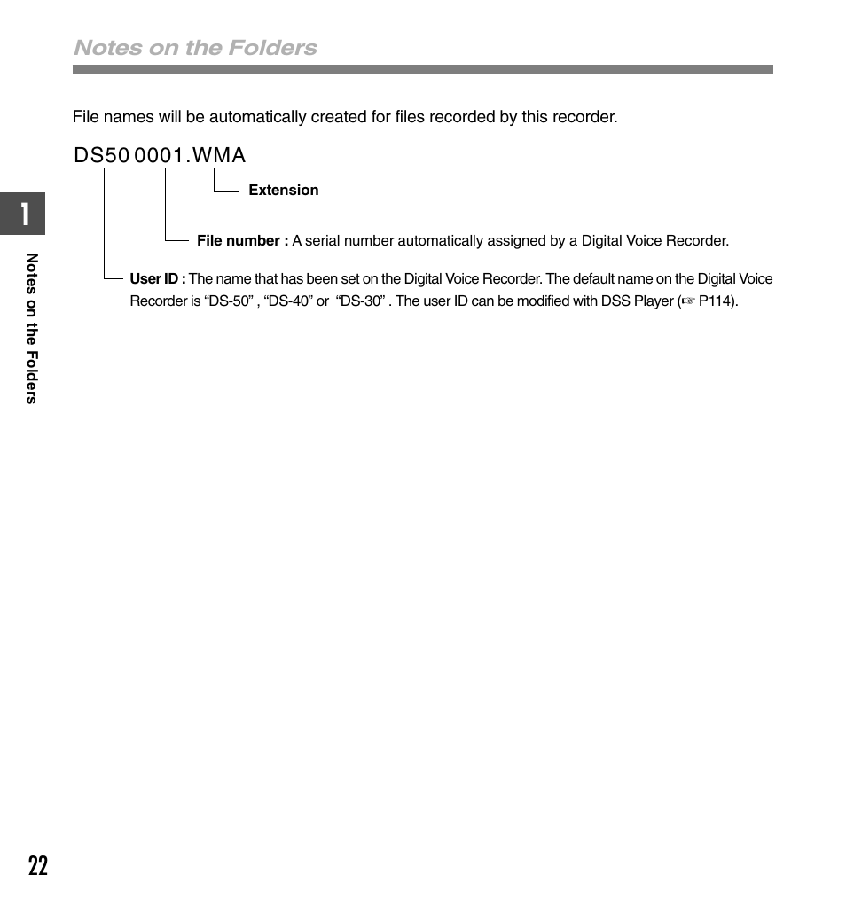 Olympus DS-50 User Manual | Page 22 / 163