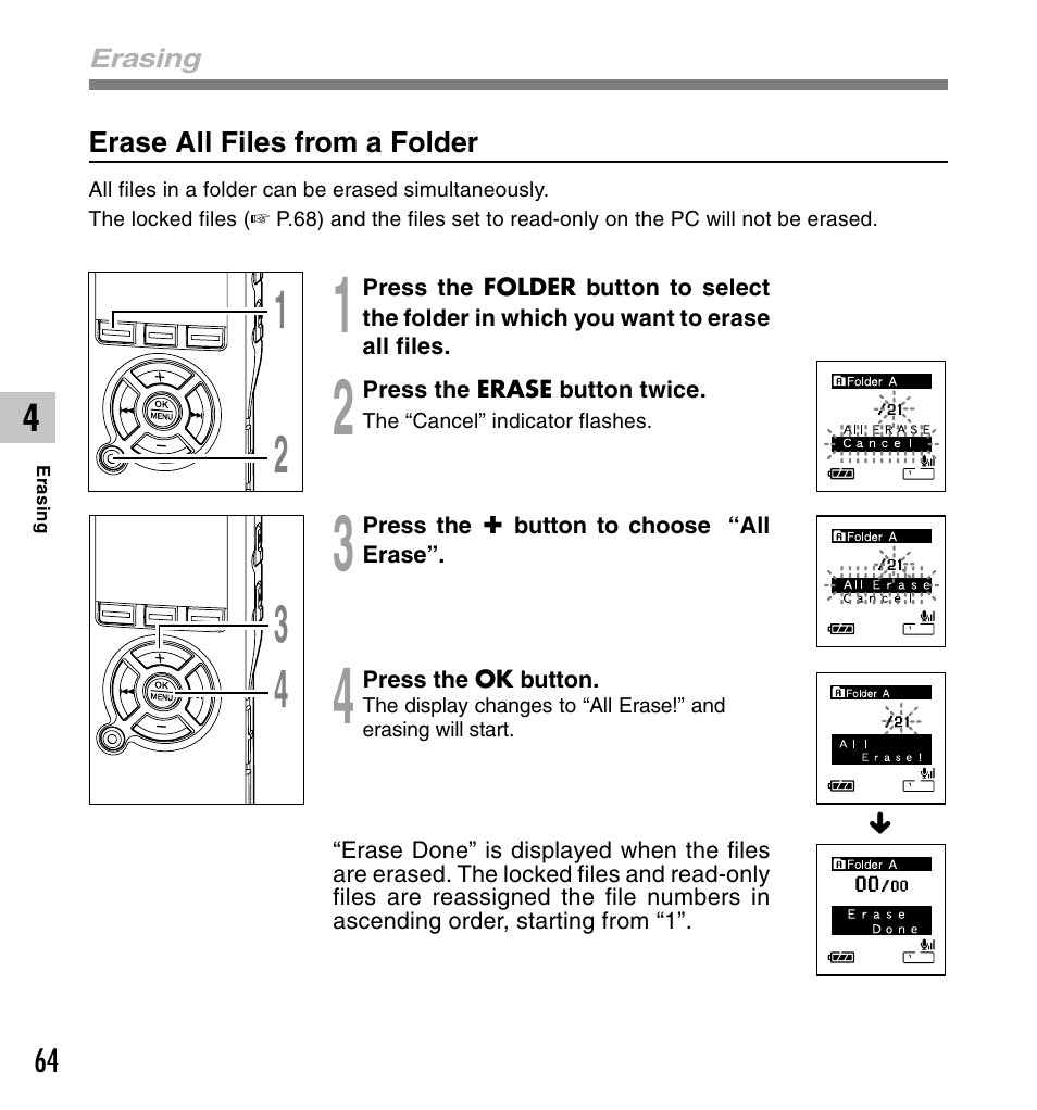 Olympus DS-50 User Manual | Page 64 / 163
