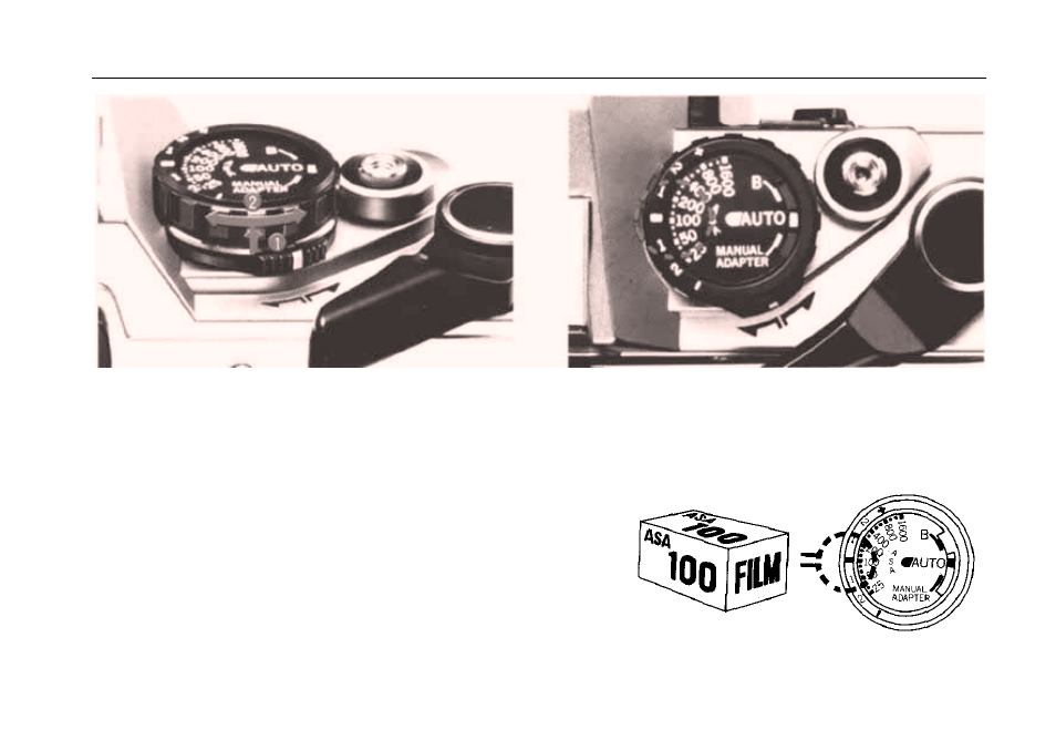 Setting the asa film speed | Olympus OM 10 User Manual | Page 16 / 51