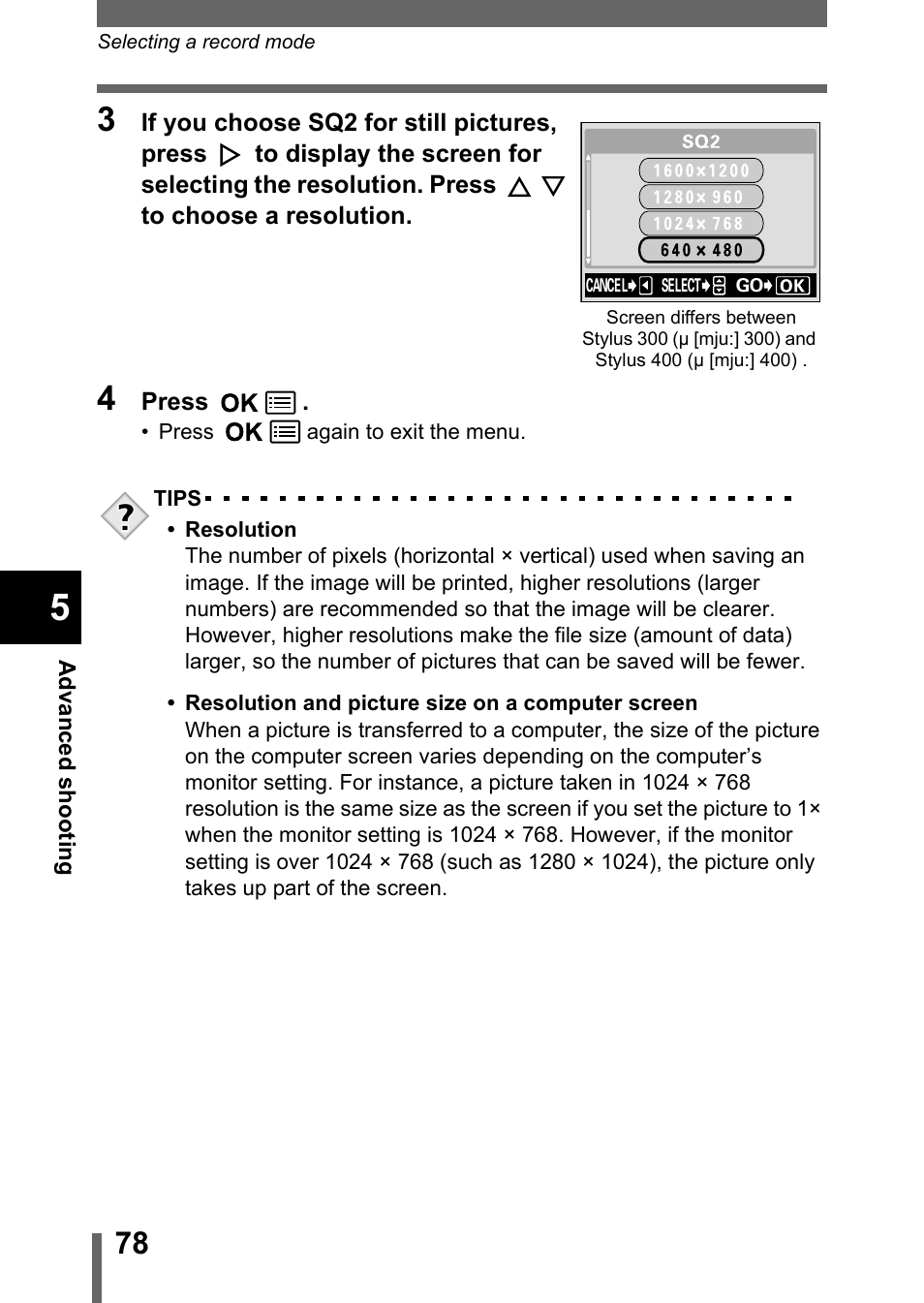 Olympus 300 DIGITAL User Manual | Page 79 / 173