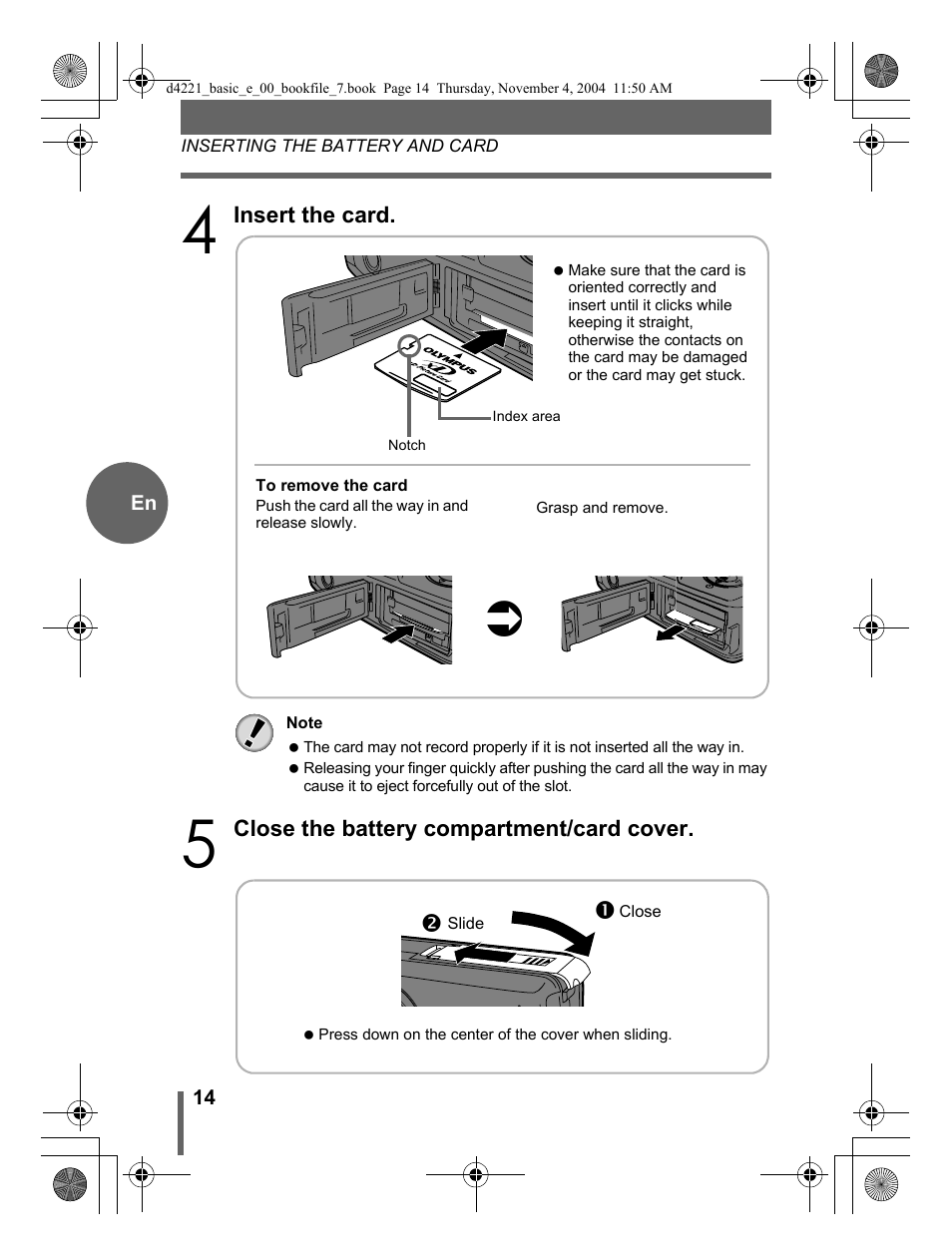 Olympus Trip 500 User Manual | Page 14 / 100