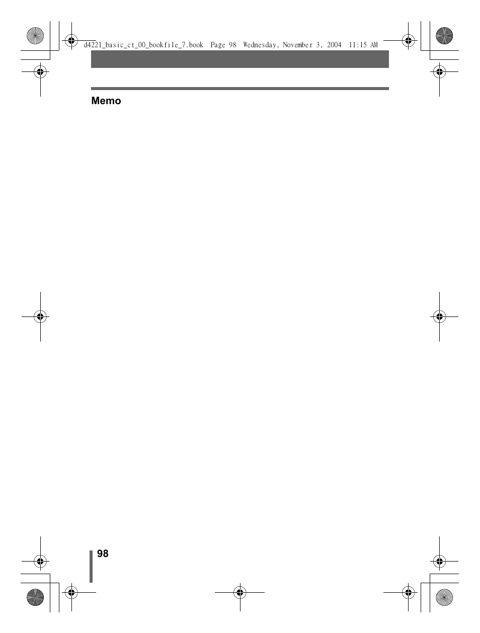 Olympus Trip 500 User Manual | Page 98 / 100
