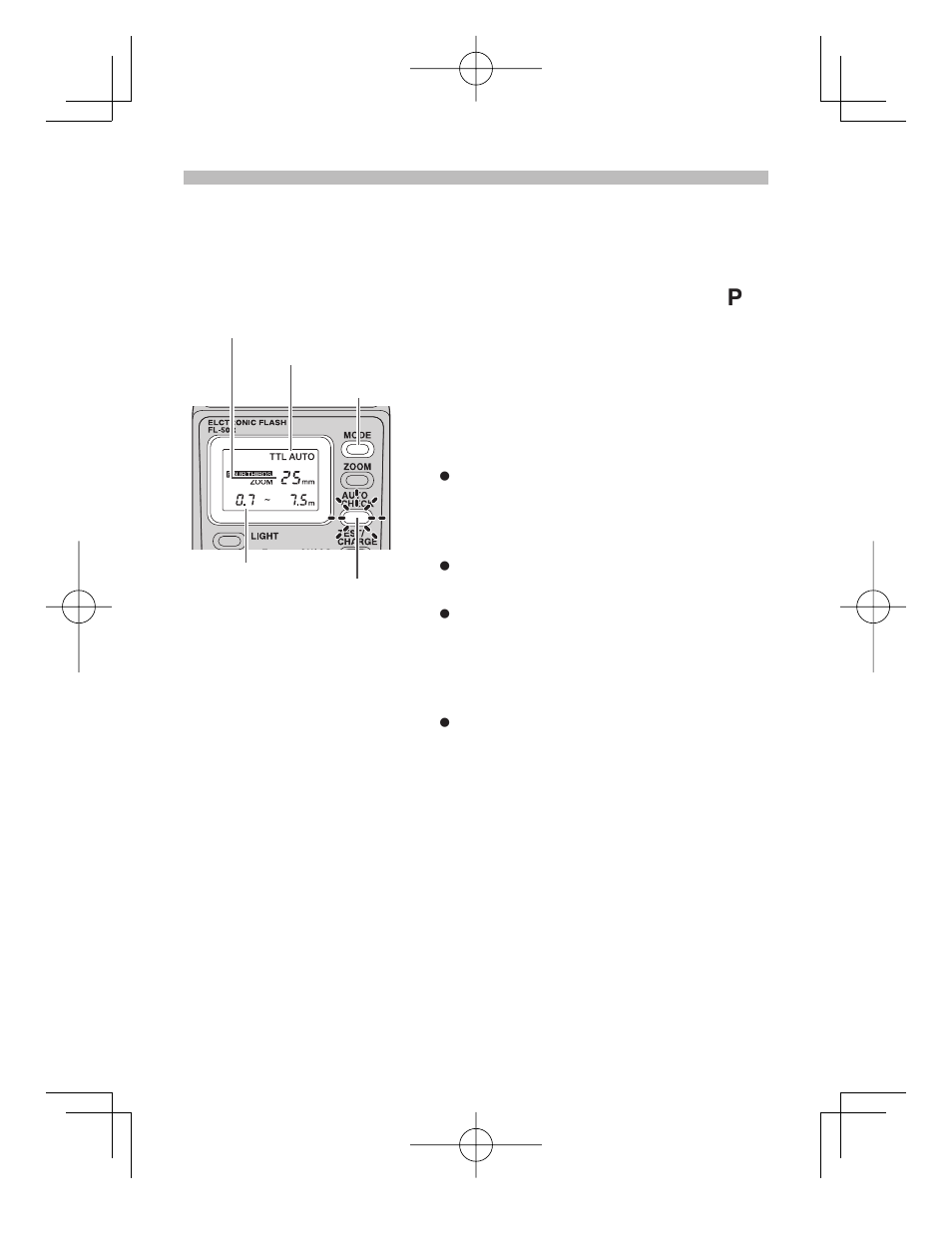 Shooting | Olympus FL-50R User Manual | Page 12 / 60