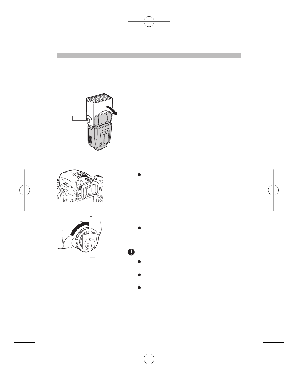 Attaching to the camera | Olympus FL-50R User Manual | Page 9 / 60