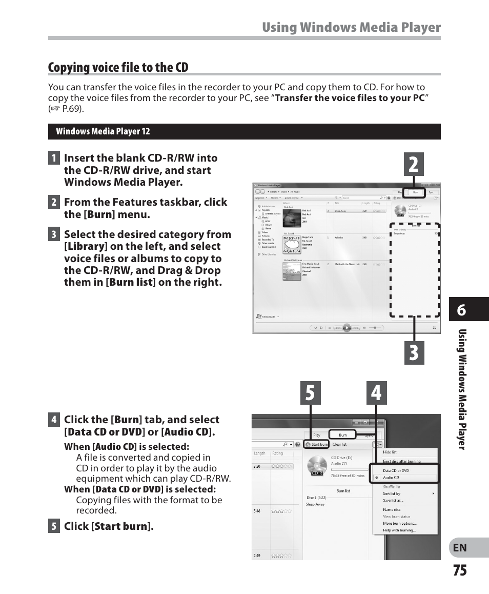 Olympus WS 700M User Manual | Page 75 / 92