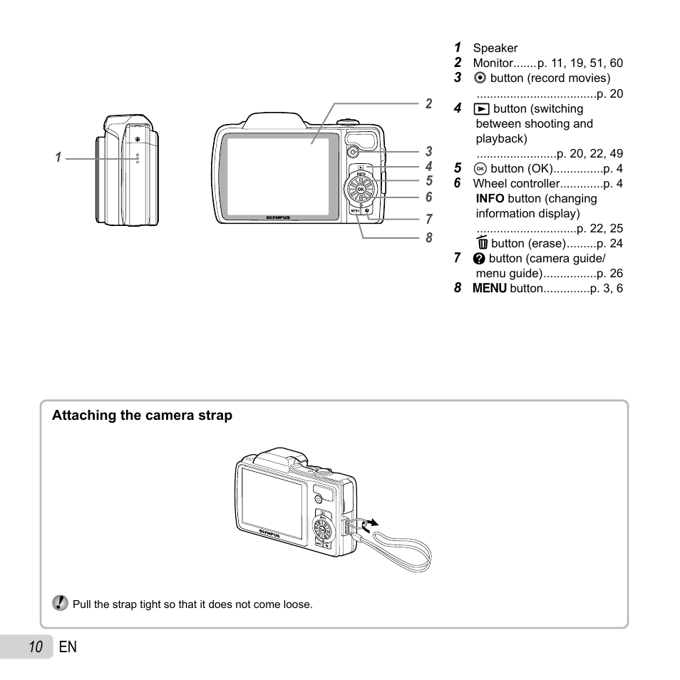 10 en | Olympus SZ-10 User Manual | Page 10 / 84