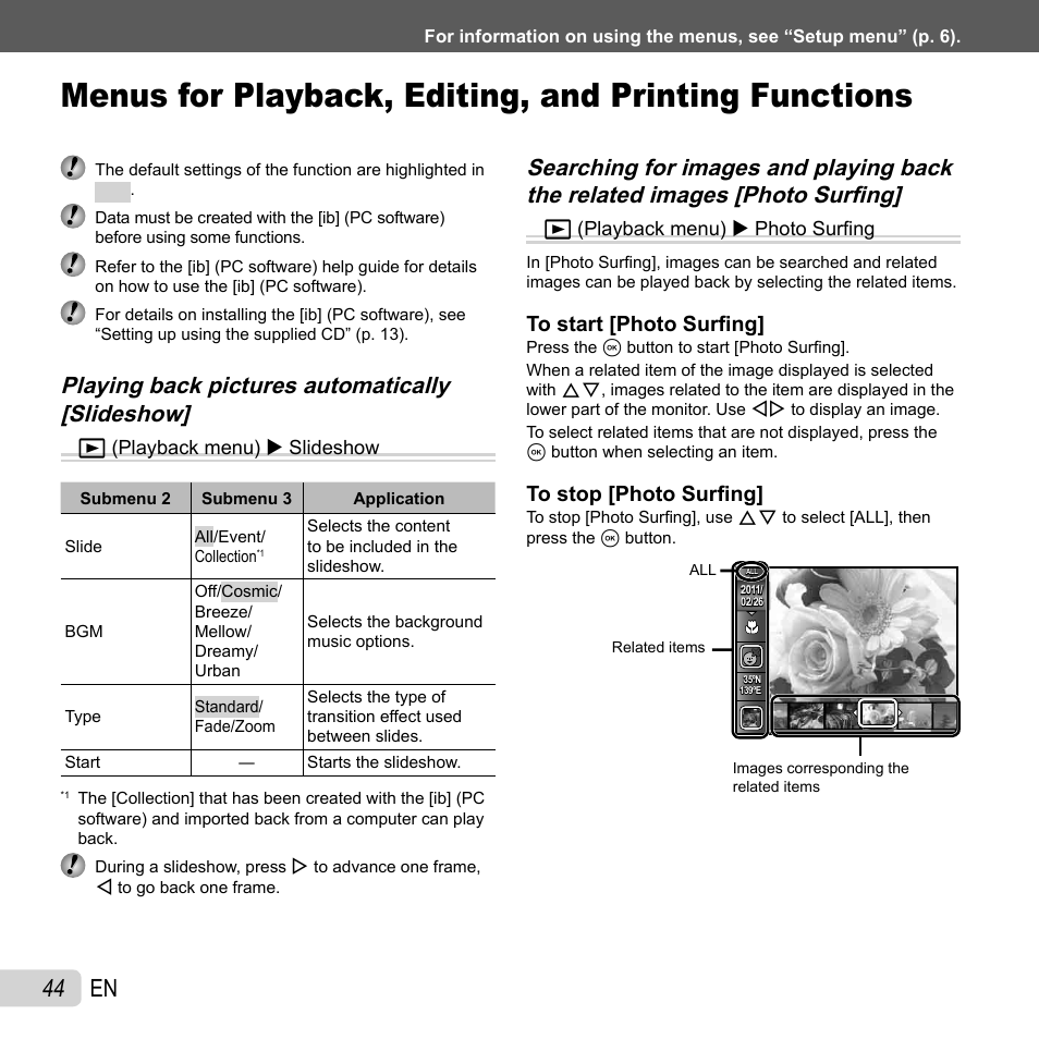 44 en | Olympus SZ-10 User Manual | Page 44 / 84