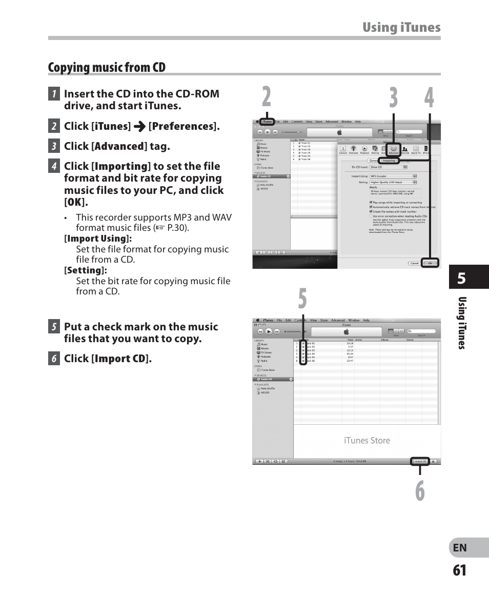 Olympus WS-520M User Manual | Page 61 / 72