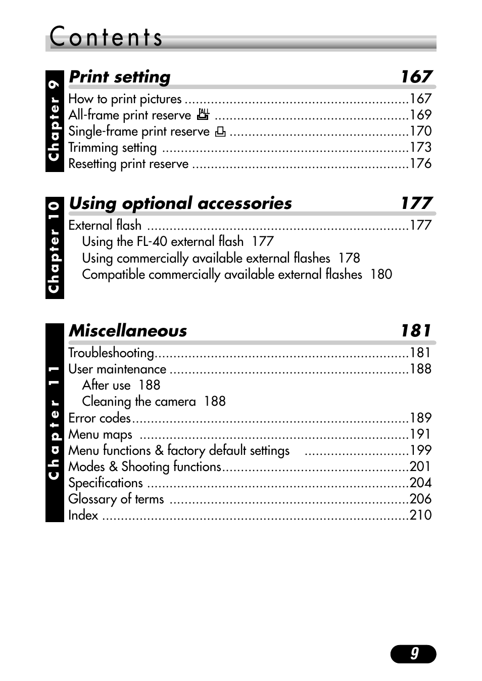 Olympus C-4000 Zoom User Manual | Page 10 / 245