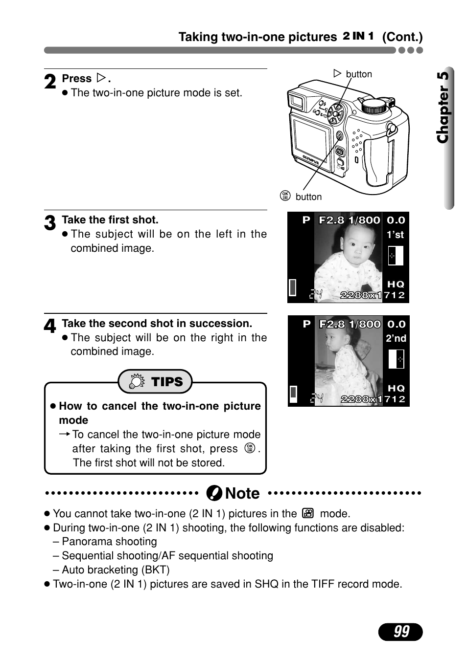 Chapter 5 | Olympus C-4000 Zoom User Manual | Page 100 / 245