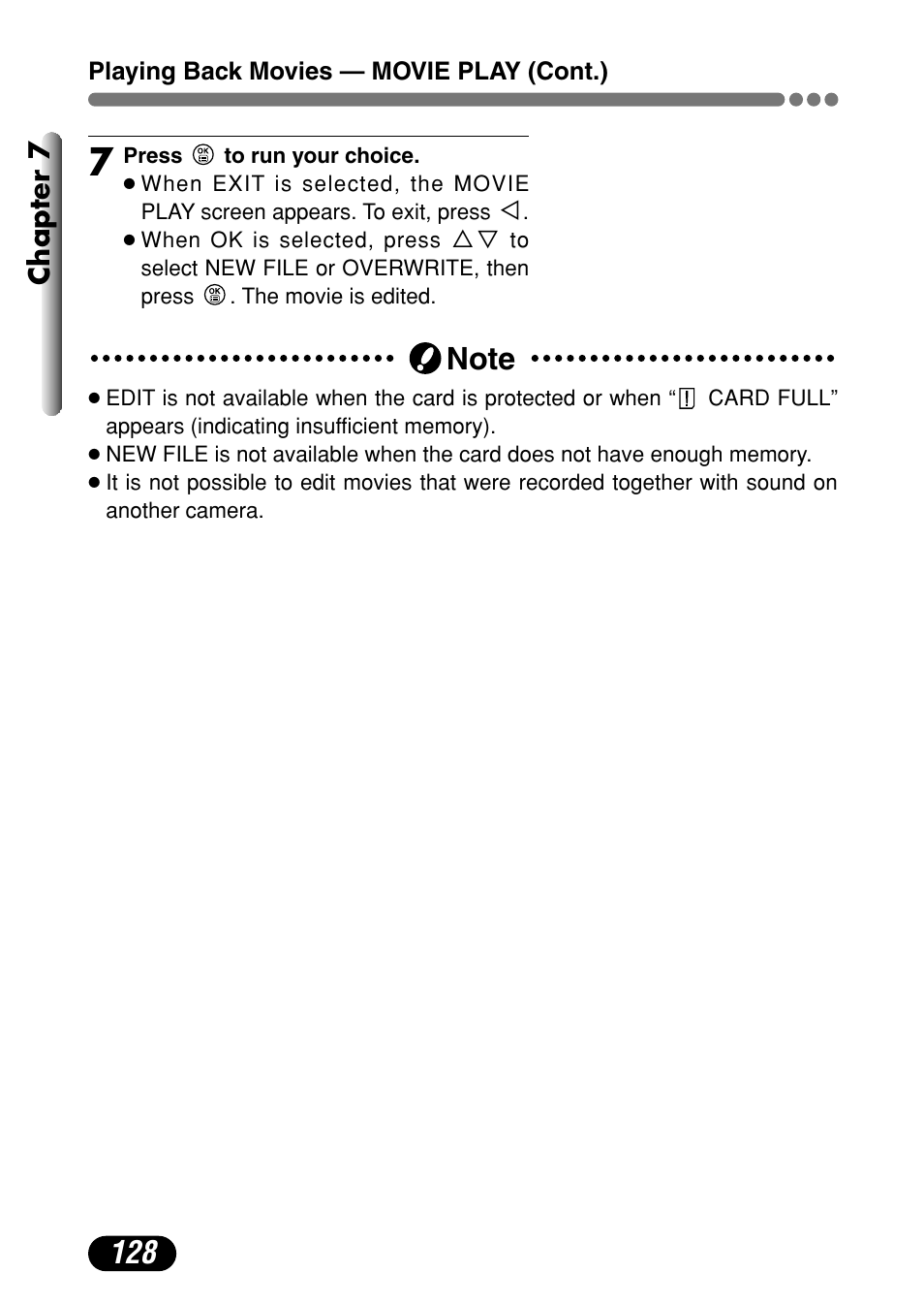 Chapter 7 | Olympus C-4000 Zoom User Manual | Page 129 / 245