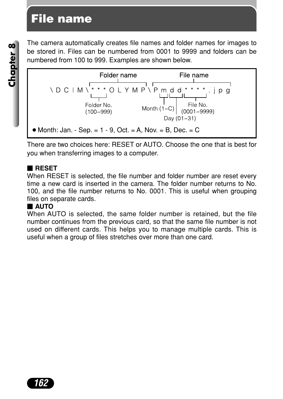 File name | Olympus C-4000 Zoom User Manual | Page 163 / 245