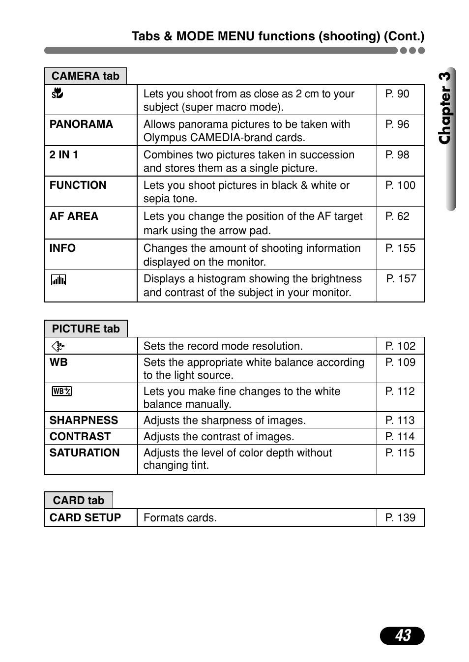 Chapter 3 | Olympus C-4000 Zoom User Manual | Page 44 / 245