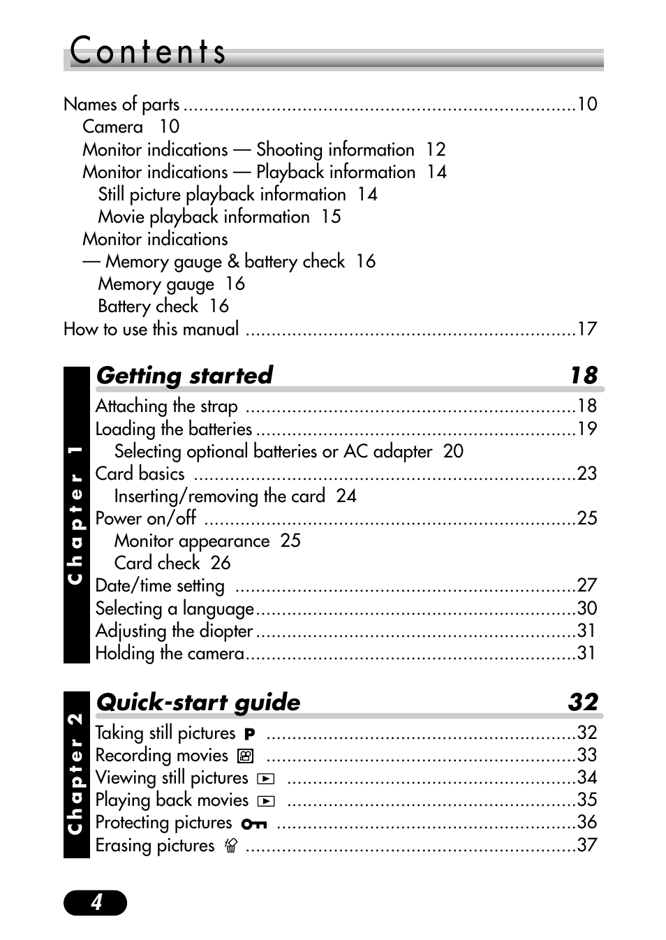 Olympus C-4000 Zoom User Manual | Page 5 / 245