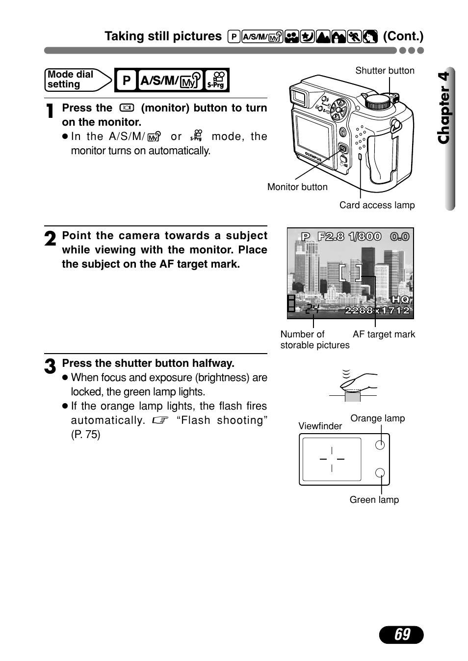 Chapter 4 | Olympus C-4000 Zoom User Manual | Page 70 / 245