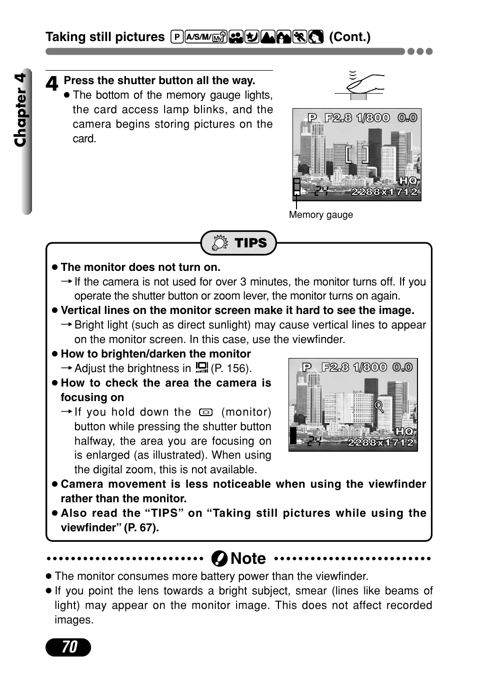 Chapter 4 | Olympus C-4000 Zoom User Manual | Page 71 / 245