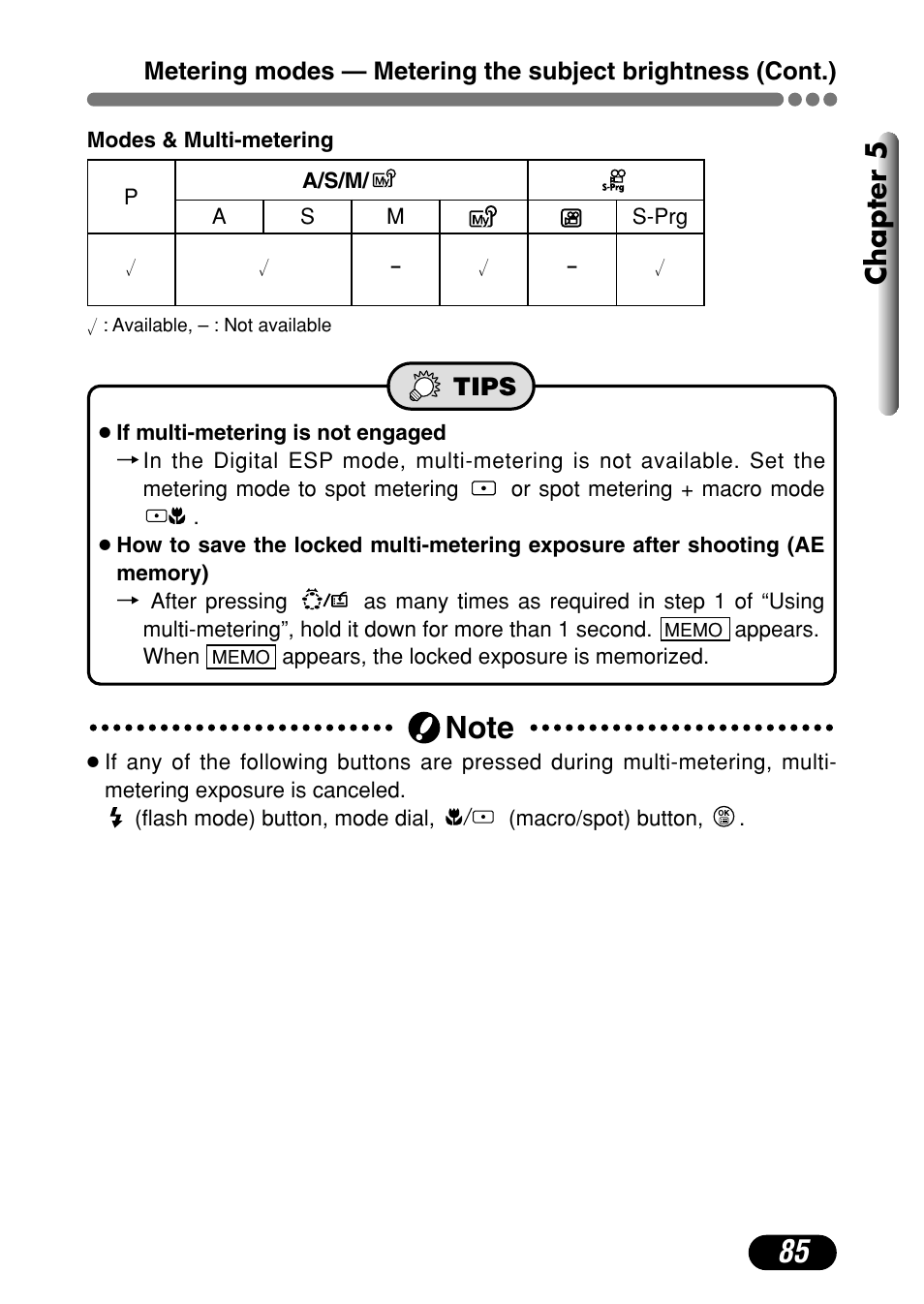 Chapter 5 | Olympus C-4000 Zoom User Manual | Page 86 / 245