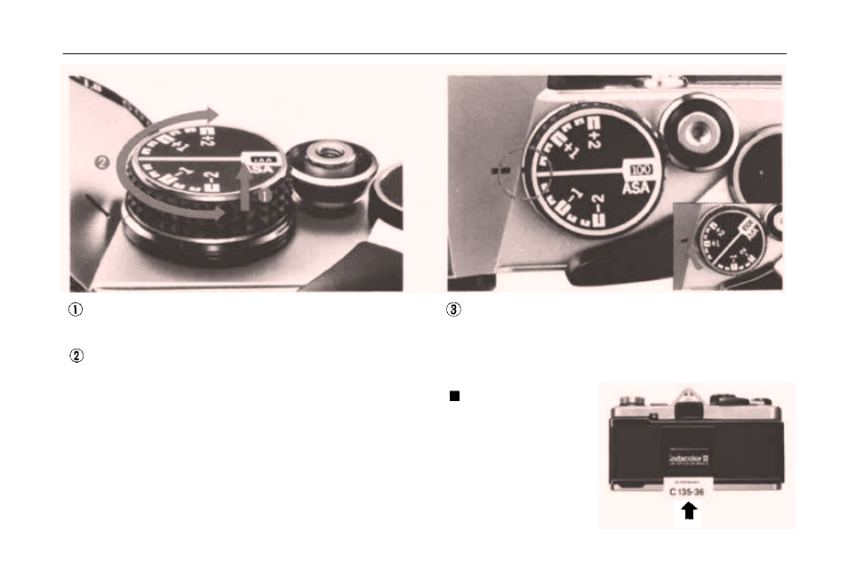 Setting the asa film speed dial | Olympus OM-2 User Manual | Page 12 / 101