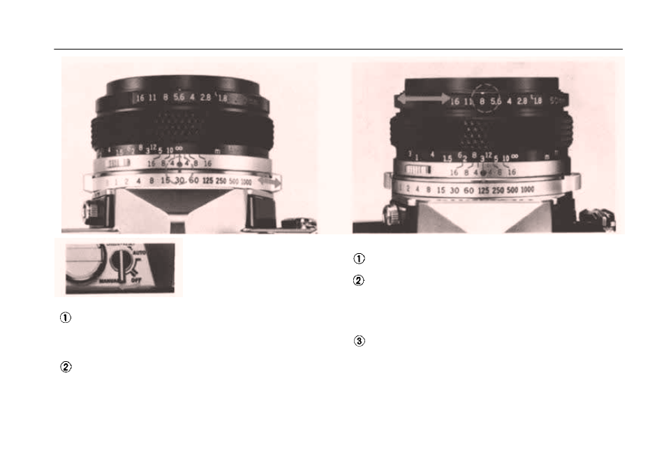 Manual exposure control | Olympus OM-2 User Manual | Page 18 / 101