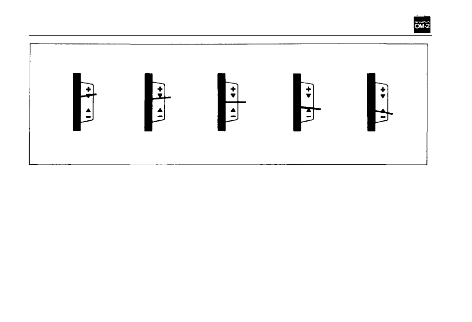 Exposure compensation for manual measurement | Olympus OM-2 User Manual | Page 25 / 101