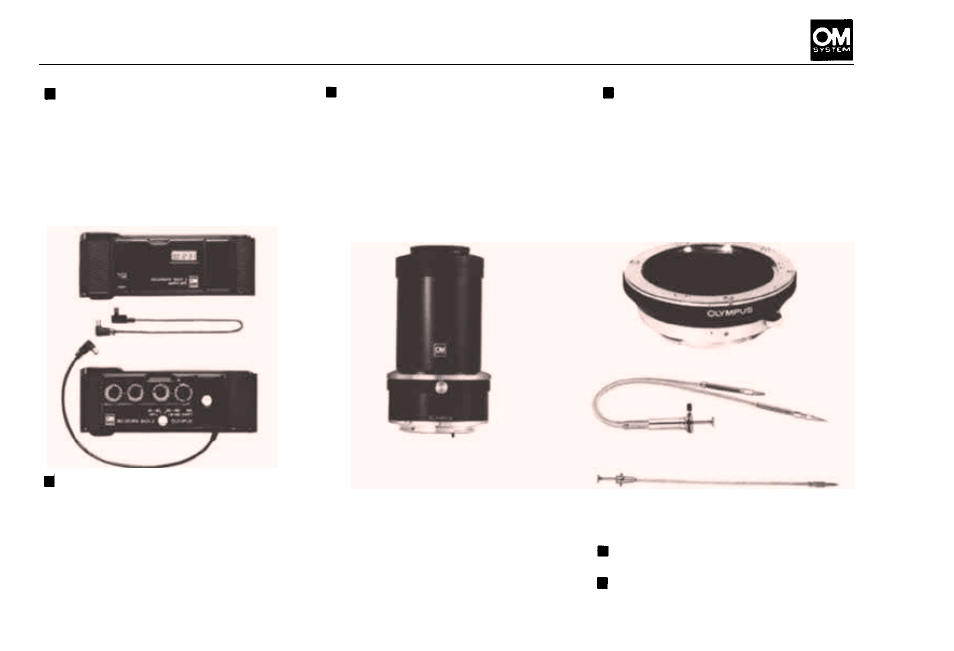 Phototechnical group units | Olympus OM-2 User Manual | Page 89 / 101