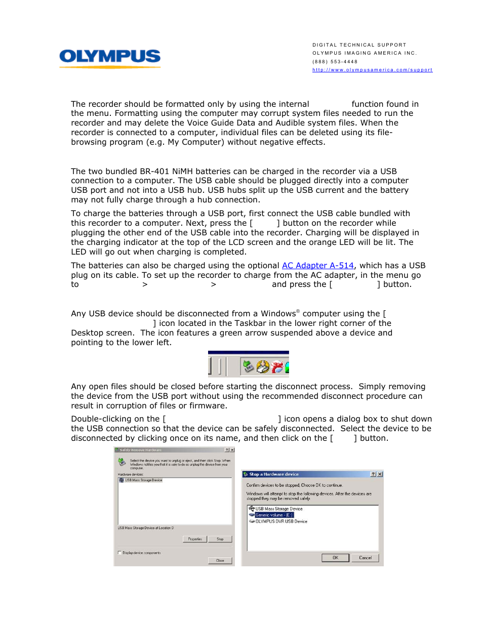 Olympus DM-520 User Manual | Page 12 / 15