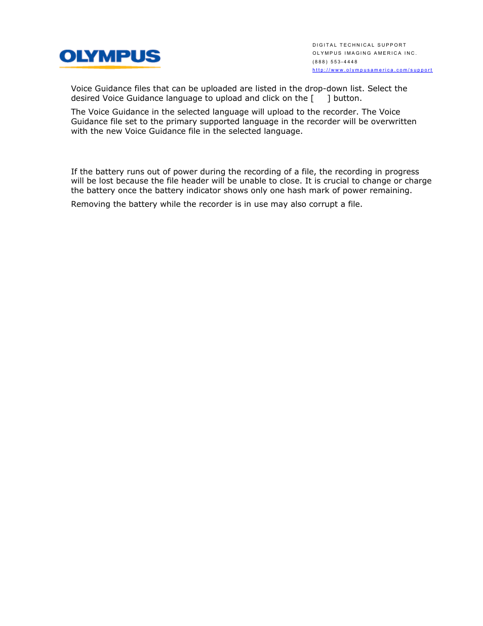 Olympus DM-520 User Manual | Page 15 / 15