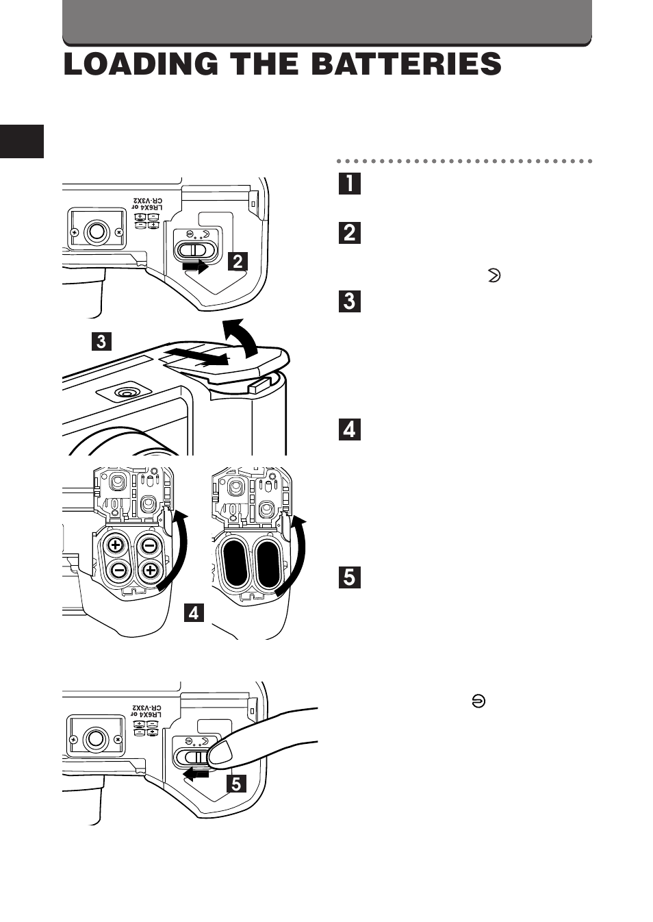 Loading the batteries | Olympus C-3000ZOOM User Manual | Page 28 / 75