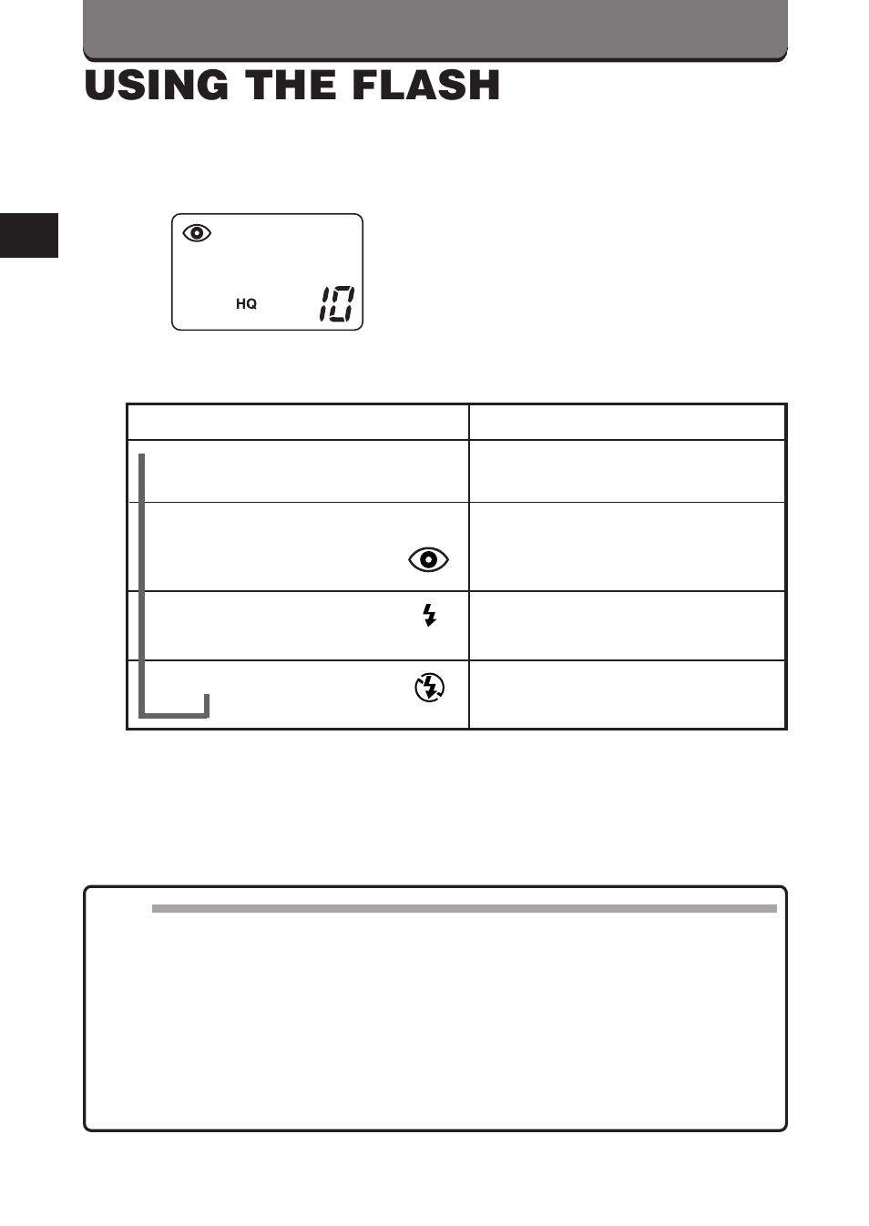 Using the flash | Olympus C-3000ZOOM User Manual | Page 64 / 75