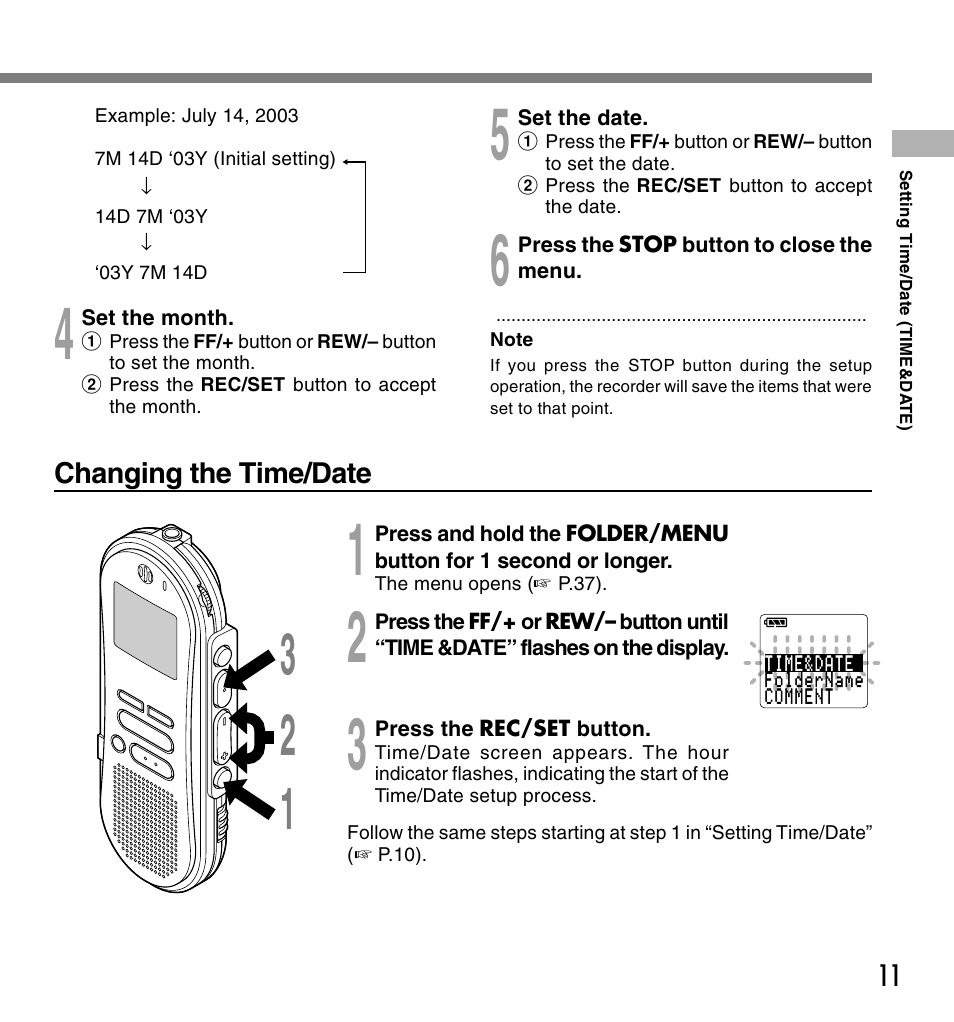 Olympus DS-660 User Manual | Page 11 / 56