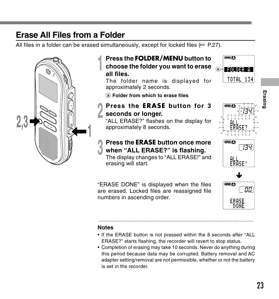 Olympus DS-660 User Manual | Page 23 / 56